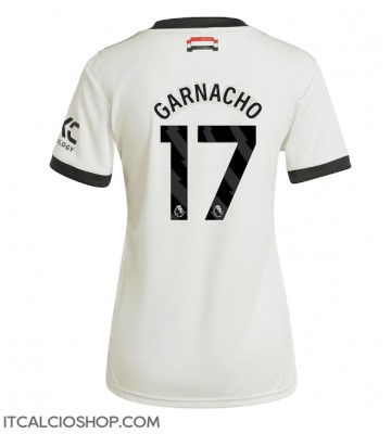 Manchester United Alejandro Garnacho #17 Terza Maglia Femmina 2024-25 Manica Corta